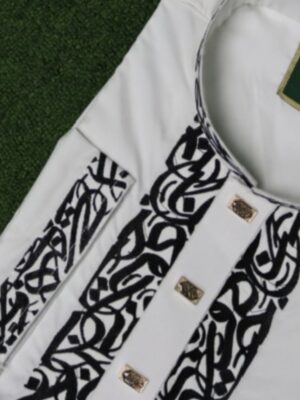 Premium Pakistani Fabric - White Cotton