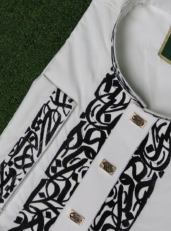 Premium Pakistani Fabric - White Cotton