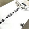 A-Pure White Cotton (Subtle Arabic Embroidery)