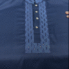 Navy Blue Panjabi with Signature Sequin Work