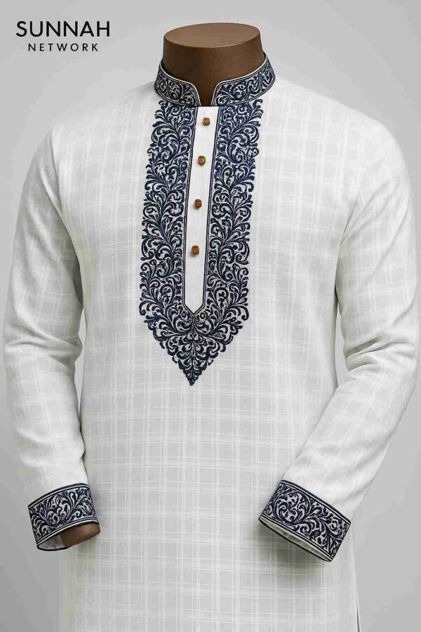 Check Fabrics Cotton- Navy blue design