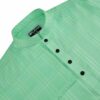 Premium Jamdani Cotton- Mint Green Panjabi