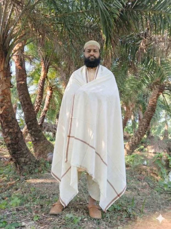 Natural Wool- Premium White Shawl