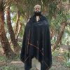 Natural Wool- Premium Black Shawl