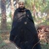Natural Wool- Premium Black Shawl