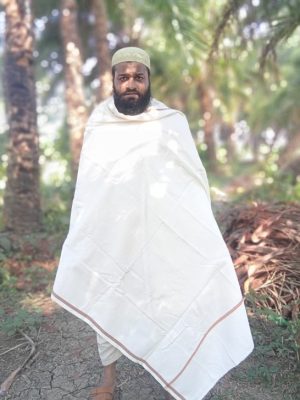 Natural Wool- Premium White Shawl