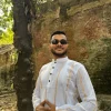 Premium Gold Stripe- Dhuti Cotton